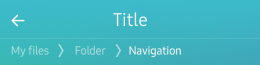 Navigation bar