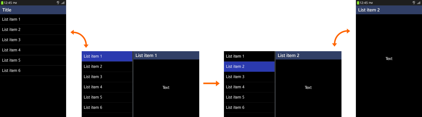 Split Screen Navigation (Action Condition)